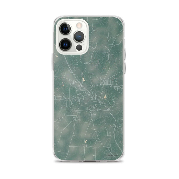 Custom iPhone 12 Pro Max Rusk Texas Map Phone Case in Afternoon