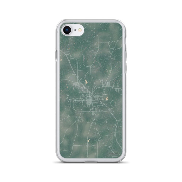 Custom iPhone SE Rusk Texas Map Phone Case in Afternoon