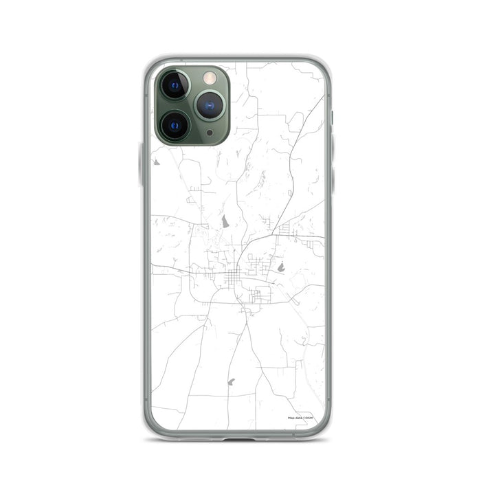 Custom iPhone 11 Pro Rusk Texas Map Phone Case in Classic