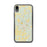 Custom iPhone XR Rusk Texas Map Phone Case in Woodblock