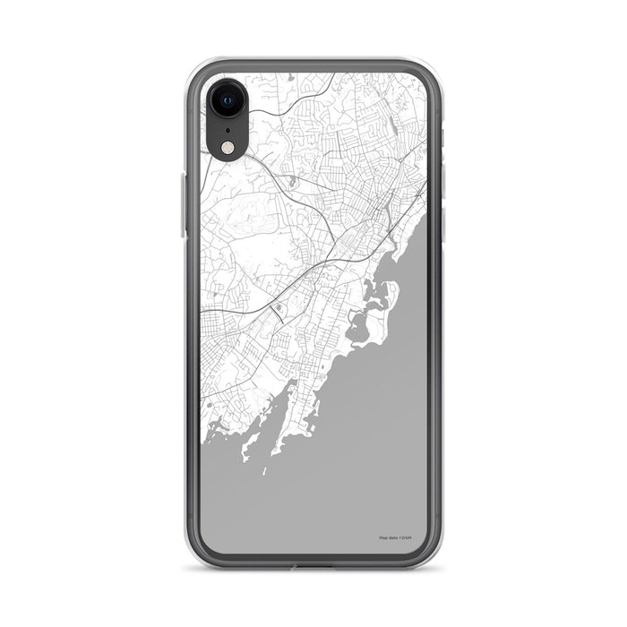 Custom Rye New York Map Phone Case in Classic