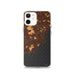 Custom Rye New York Map iPhone 12 Phone Case in Ember