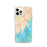 Custom Rye New York Map iPhone 12 Pro Phone Case in Watercolor