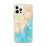Custom Rye New York Map iPhone 12 Pro Max Phone Case in Watercolor