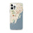 Custom Rye New York Map iPhone 12 Pro Max Phone Case in Woodblock