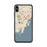 Custom Rye New York Map Phone Case in Woodblock