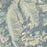 Sacajawea Peak Oregon Map Print in Woodblock Style Zoomed In Close Up Showing Details
