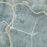 Sacramento California Map Print in Afternoon Style Zoomed In Close Up Showing Details