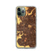 Custom Sacramento California Map Phone Case in Ember