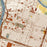 Sacramento California Map Print in Woodblock Style Zoomed In Close Up Showing Details