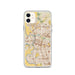 Custom Sacramento California Map Phone Case in Woodblock