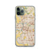 Custom Sacramento California Map Phone Case in Woodblock