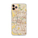 Custom Sacramento California Map Phone Case in Woodblock