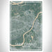 Saint Charles Missouri Map Print Portrait Orientation in Afternoon Style With Shaded Background