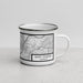 Right View Custom Saint Charles Missouri Map Enamel Mug in Classic