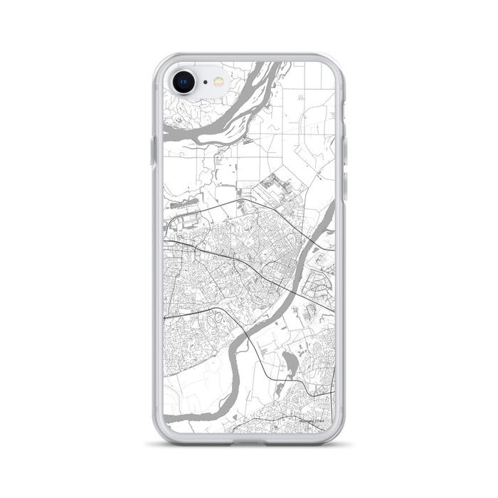 Custom Saint Charles Missouri Map iPhone SE Phone Case in Classic