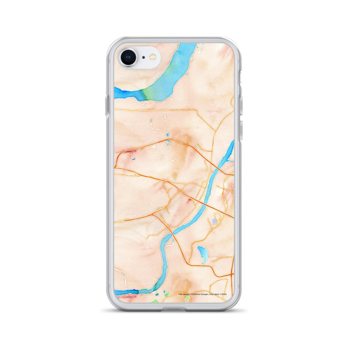 Custom Saint Charles Missouri Map iPhone SE Phone Case in Watercolor