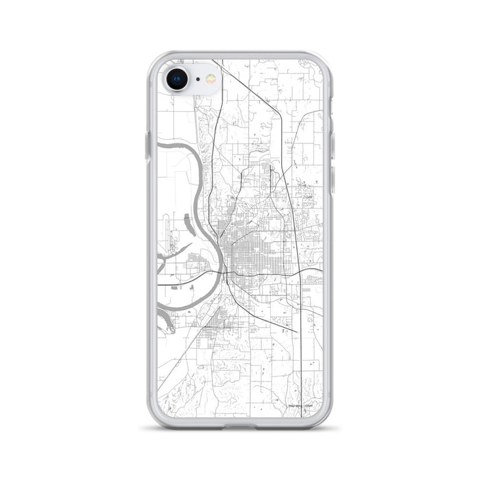 Custom Saint Joseph Missouri Map iPhone SE Phone Case in Classic