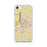 Custom Saint Joseph Missouri Map iPhone SE Phone Case in Woodblock