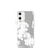 Custom iPhone 12 mini Saint Michaels Maryland Map Phone Case in Classic