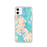 Custom iPhone 11 Saint Michaels Maryland Map Phone Case in Watercolor