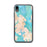 Custom iPhone XR Saint Michaels Maryland Map Phone Case in Watercolor