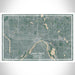 Saint Paul Minnesota Map Print Landscape Orientation in Afternoon Style With Shaded Background