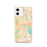 Custom Saint Paul Minnesota Map iPhone 12 Phone Case in Watercolor