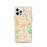 Custom Saint Paul Minnesota Map iPhone 12 Pro Phone Case in Watercolor
