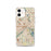 Custom Saint Paul Minnesota Map iPhone 12 Phone Case in Woodblock