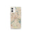 Custom Saint Paul Minnesota Map iPhone 12 mini Phone Case in Woodblock
