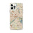 Custom Saint Paul Minnesota Map iPhone 12 Pro Max Phone Case in Woodblock