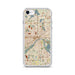 Custom Saint Paul Minnesota Map iPhone SE Phone Case in Woodblock