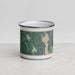 Front View Custom Salisbury Vermont Map Enamel Mug in Afternoon