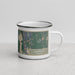 Right View Custom Salisbury Vermont Map Enamel Mug in Afternoon