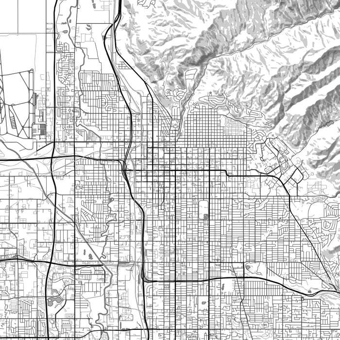 Salt Lake City - Utah Map Print in Classic — JACE Maps