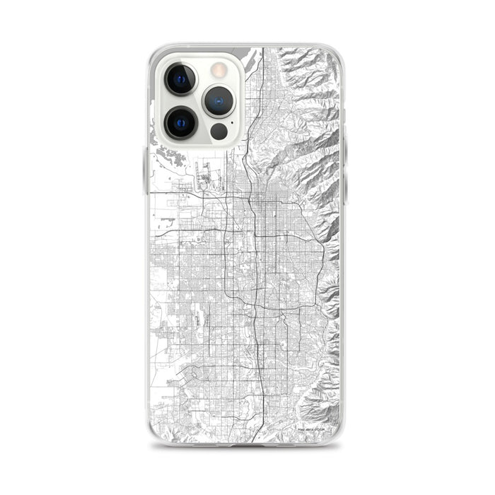 Custom Salt Lake City Utah Map iPhone 12 Pro Max Phone Case in Classic