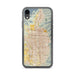 Custom Salt Lake City Utah Map Phone Case in Woodblock