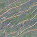 Salt Pond Mountain Virginia Map Print in Afternoon Style Zoomed In Close Up Showing Details