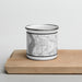 Front View Custom Sammamish Washington Map Enamel Mug in Classic on Cutting Board