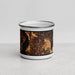 Front View Custom Sammamish Washington Map Enamel Mug in Ember