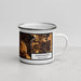Right View Custom Sammamish Washington Map Enamel Mug in Ember