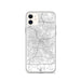 Custom San Antonio Texas Map Phone Case in Classic