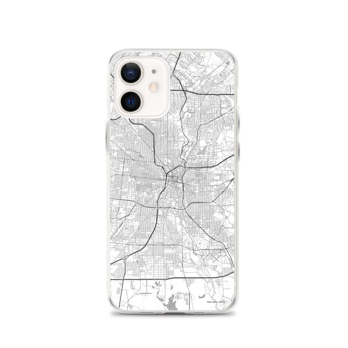 Custom San Antonio Texas Map iPhone 12 Phone Case in Classic