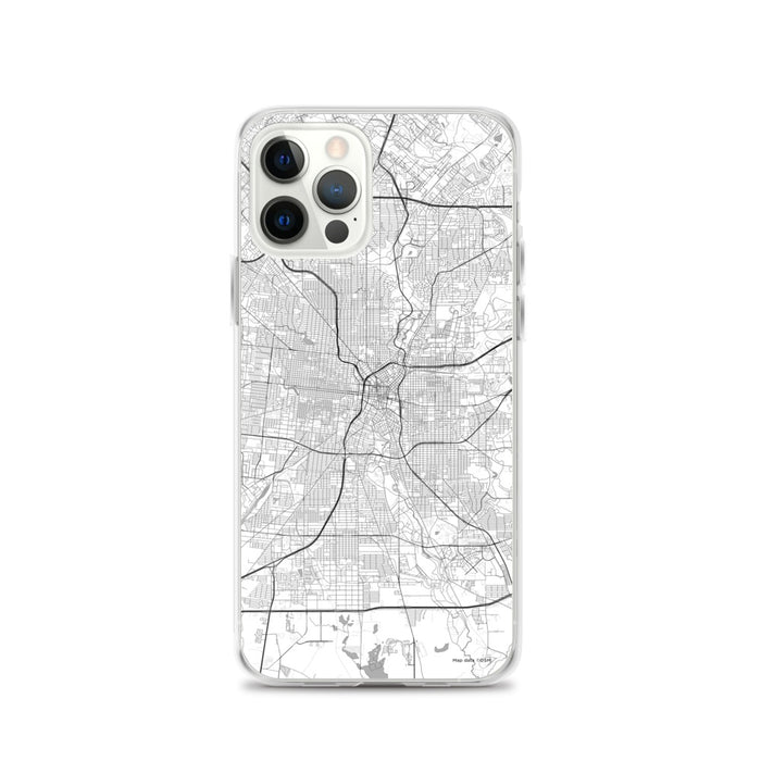 Custom San Antonio Texas Map iPhone 12 Pro Phone Case in Classic