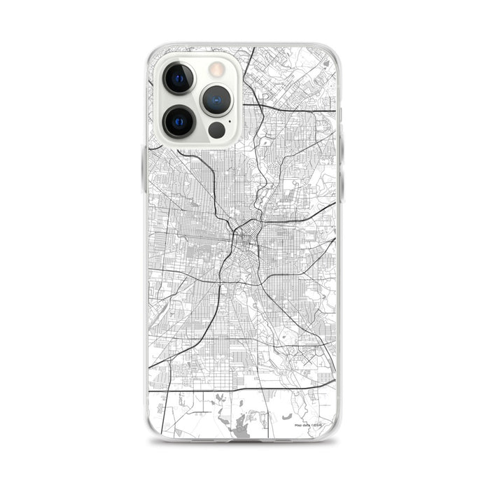 Custom San Antonio Texas Map iPhone 12 Pro Max Phone Case in Classic