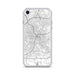 Custom San Antonio Texas Map iPhone SE Phone Case in Classic