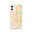 Custom San Antonio Texas Map iPhone 12 Phone Case in Watercolor