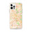 Custom San Antonio Texas Map iPhone 12 Pro Max Phone Case in Watercolor
