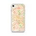 Custom San Antonio Texas Map iPhone SE Phone Case in Watercolor